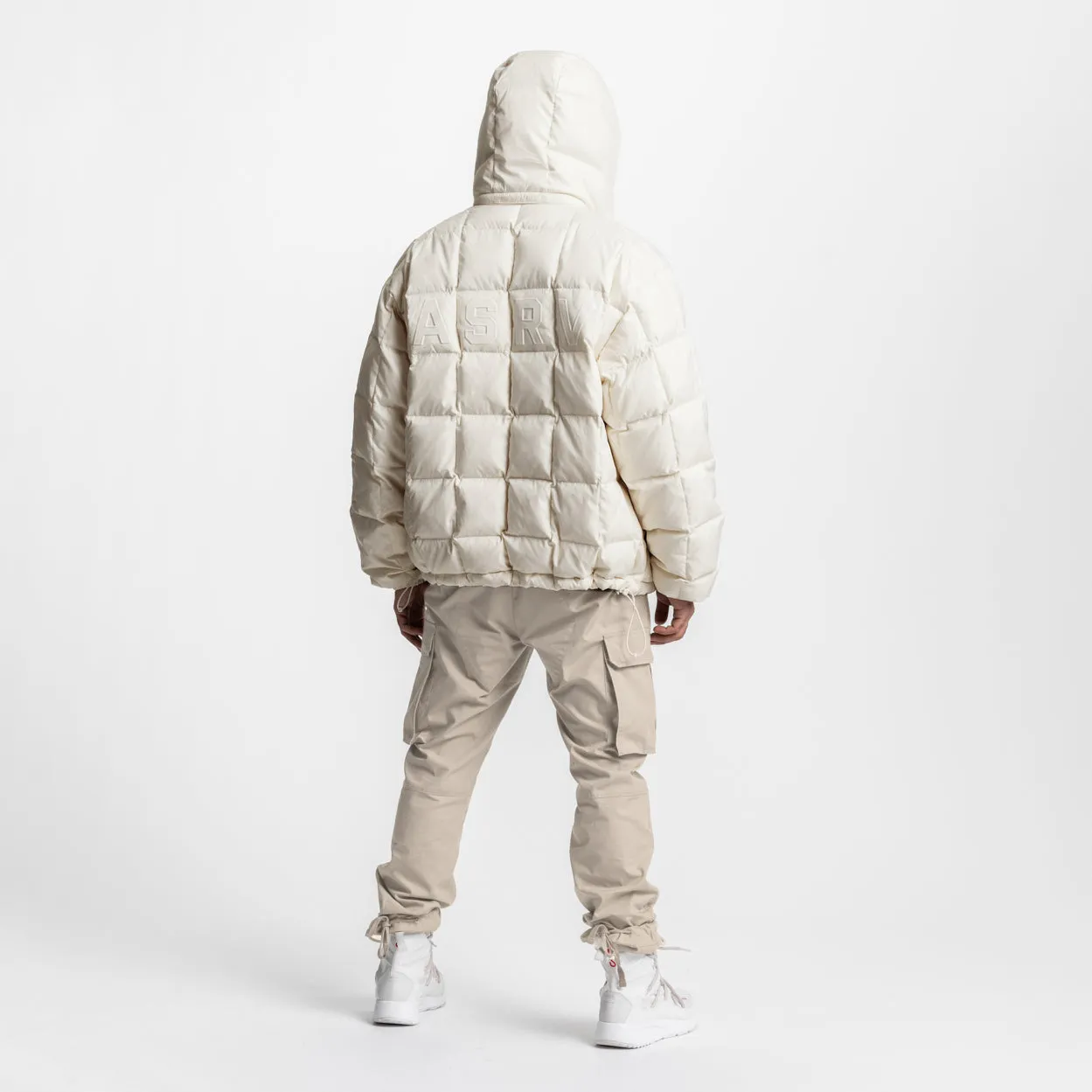 0551. Weather-Ready Down Puffer Jacket - Ivory Cream