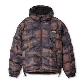 0551. Weather-Ready Down Puffer Jacket - Rust Camo