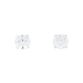 0.5Ct Sterling Silver CZ Stud