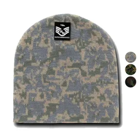 1 Dozen Camouflage Beanie Beanies Hat Gi Jacquard Knit Watch Caps Wholesale Lots