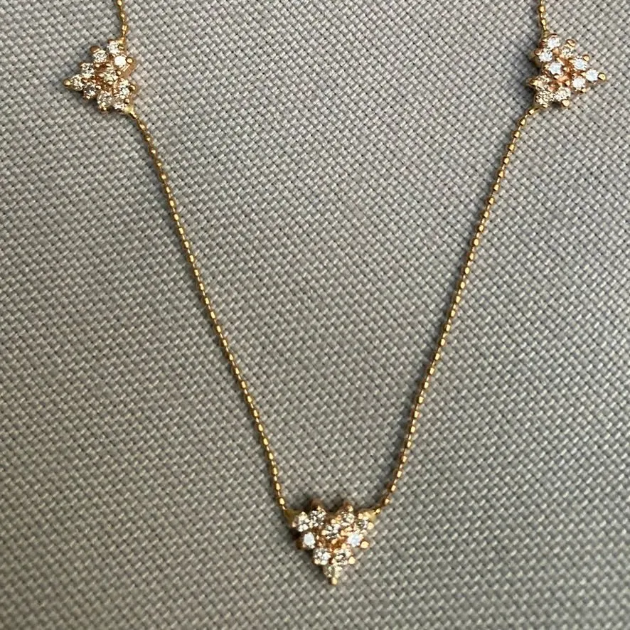 14k Grace Kelly Diamond Necklace