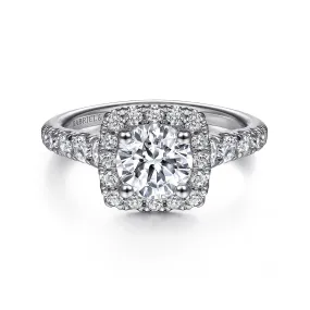 14KW Diamond Engagement Semi-Mount Ring, .70 CTW