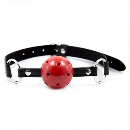 2334M      Black and Red Bondage Cuffs, Collar, Leash, Gag, Rope, Whip and Blindfold Kit - 10 Pcs