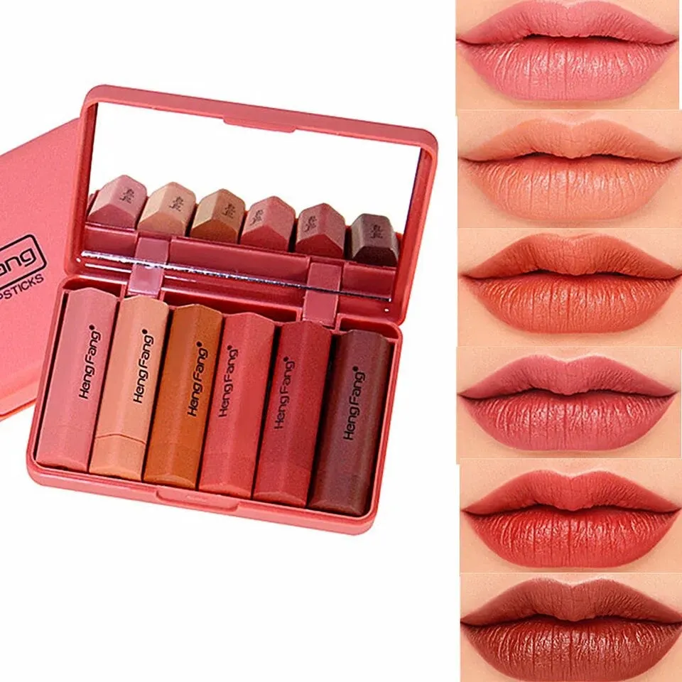 6pcs Heng Fang Mini Lipstick Set