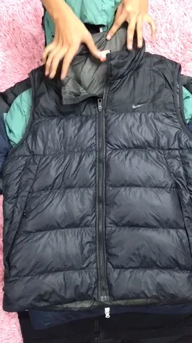 Adidas and nike puffer jacket