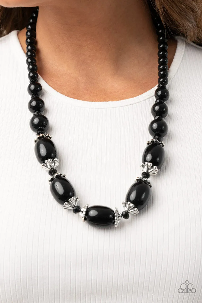 After Party Posh Black Paparazzi Necklace