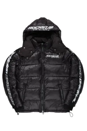 Alasia Jet Black Puffer Jacket