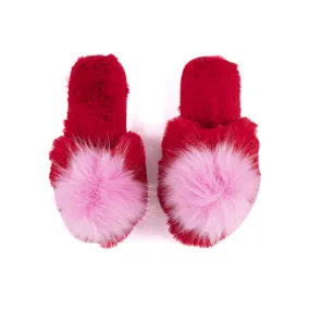 Amor Slippers, Red - 2 Size Options