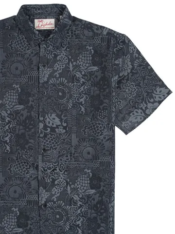 Apana Short Sleeve Button up-Smoke