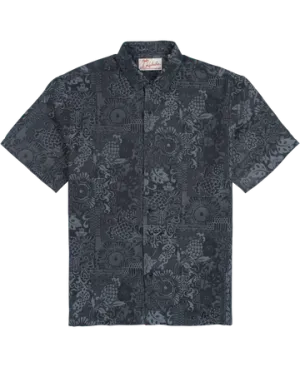 Apana Short Sleeve Button up-Smoke