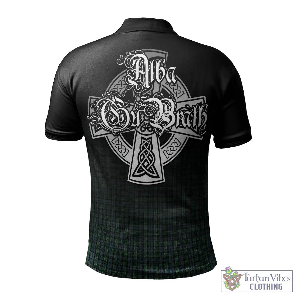 Arbuthnot Tartan Polo Shirt Featuring Alba Gu Brath Family Crest Celtic Inspired