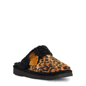 Ariat Ladies Jackie Square Toe Cheetah Hair On Slippers 10039061