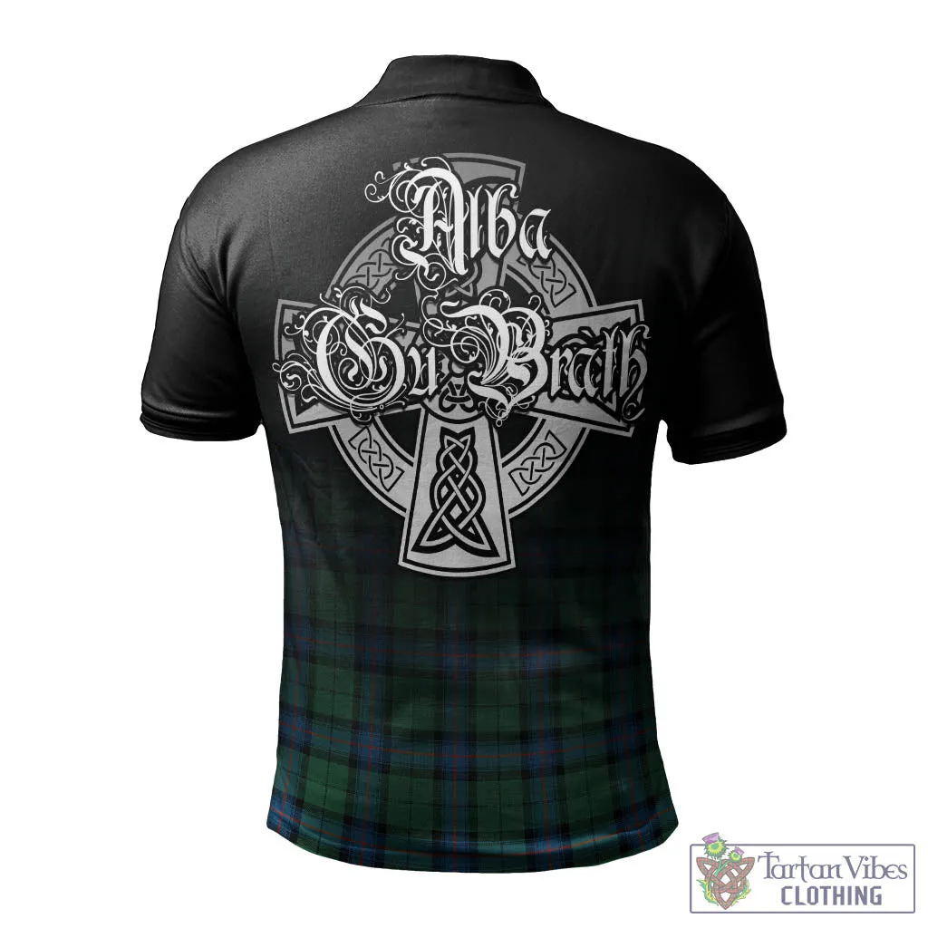 Armstrong Ancient Tartan Polo Shirt Featuring Alba Gu Brath Family Crest Celtic Inspired