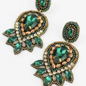 Art Deco Statement Earrings