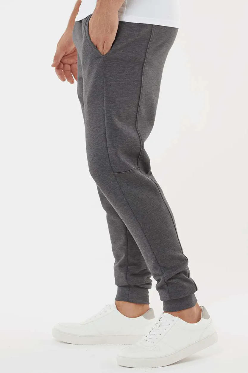 Augusta Sportswear Mens Eco Revive 3 Season Fleece Jogger Sweatpants w/ Pockets - Heather Carbon Grey