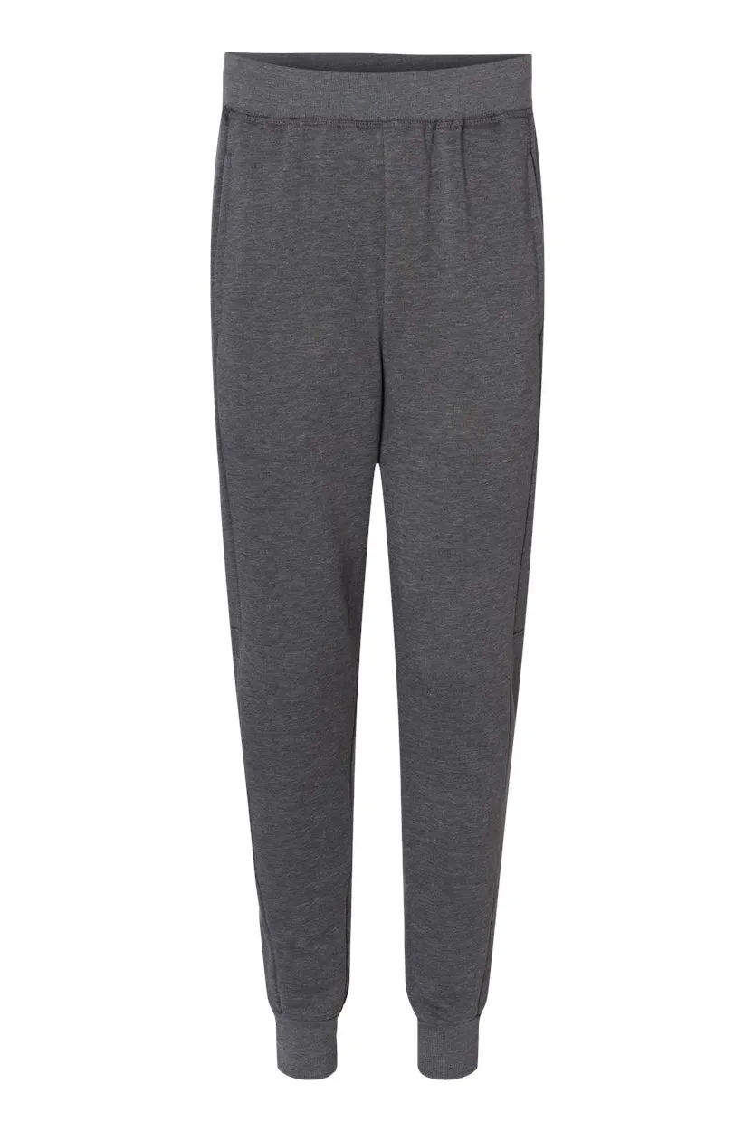 Augusta Sportswear Mens Eco Revive 3 Season Fleece Jogger Sweatpants w/ Pockets - Heather Carbon Grey