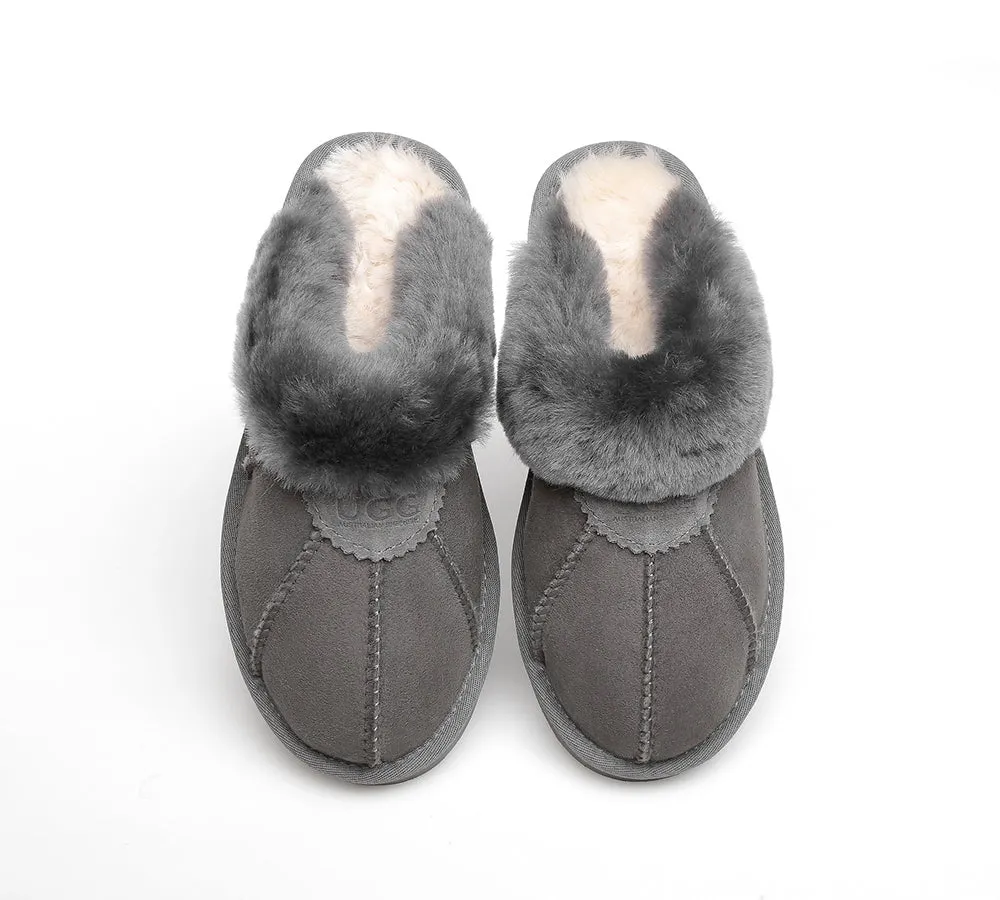 AUSTRALIAN SHEPHERD® UGG Slippers Double Face Sheepskin Wool Robert