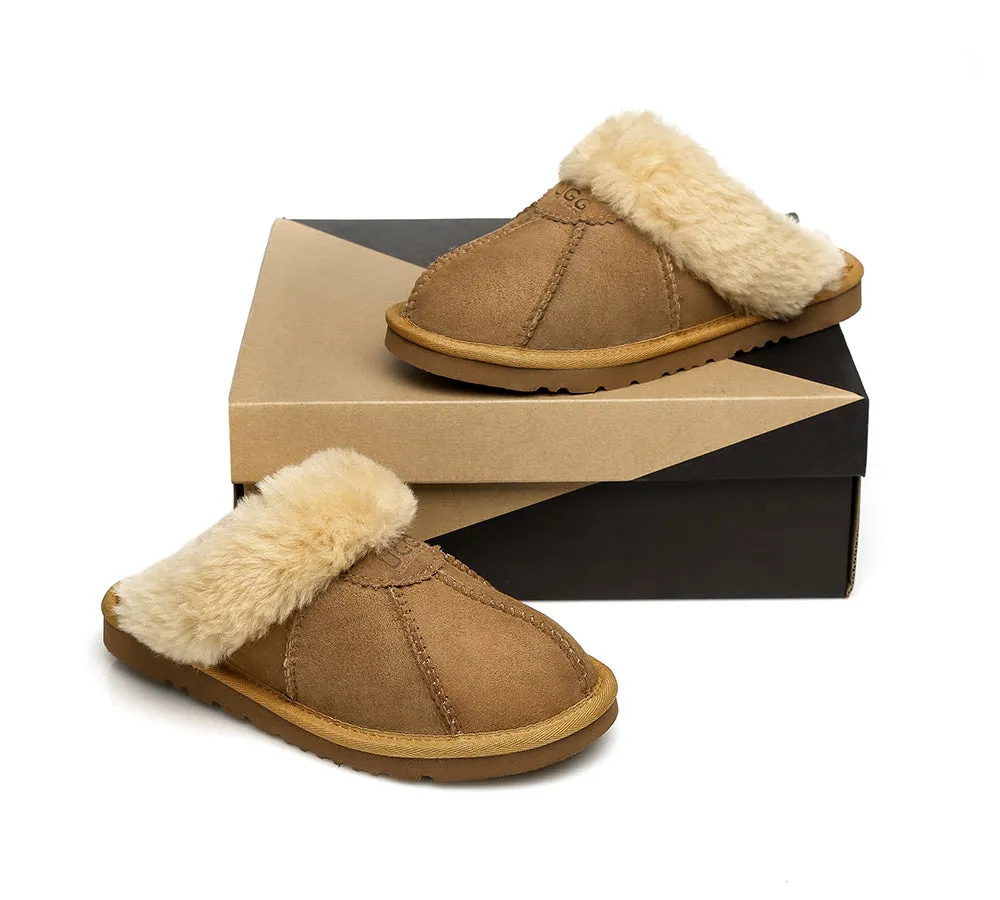 AUSTRALIAN SHEPHERD® UGG Slippers Double Face Sheepskin Wool Robert