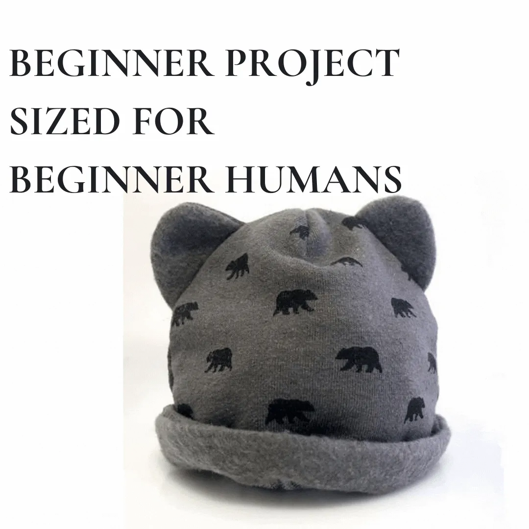 Baby & Kids Bear Hat Sewing Pattern