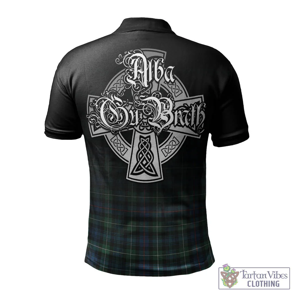 Baillie Ancient Tartan Polo Shirt Featuring Alba Gu Brath Family Crest Celtic Inspired