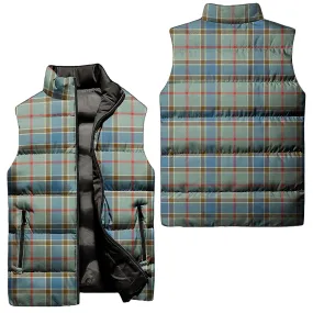 Balfour Blue Tartan Sleeveless Puffer Jacket