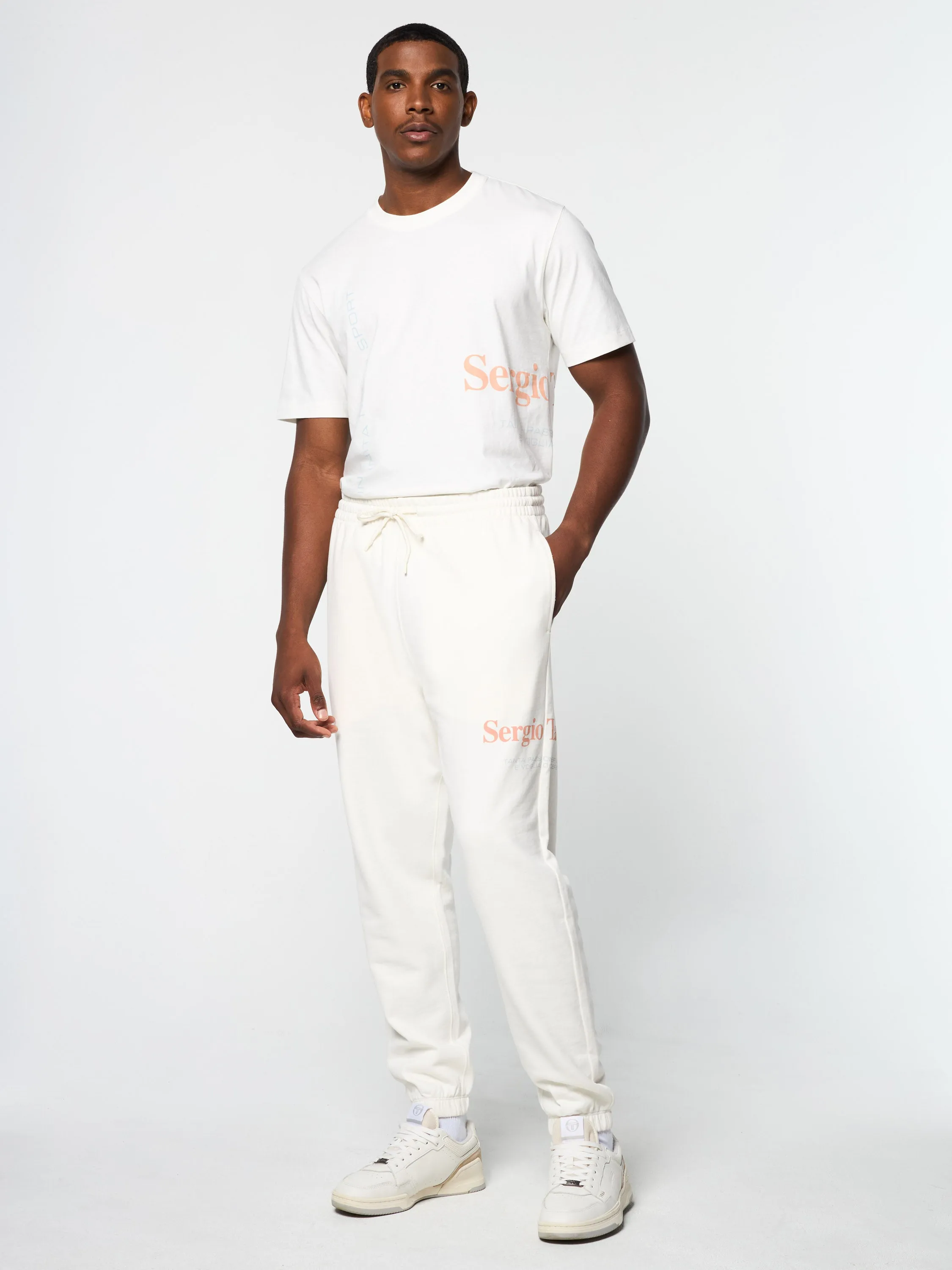 Bari Graphic Sweatpant- Gardenia