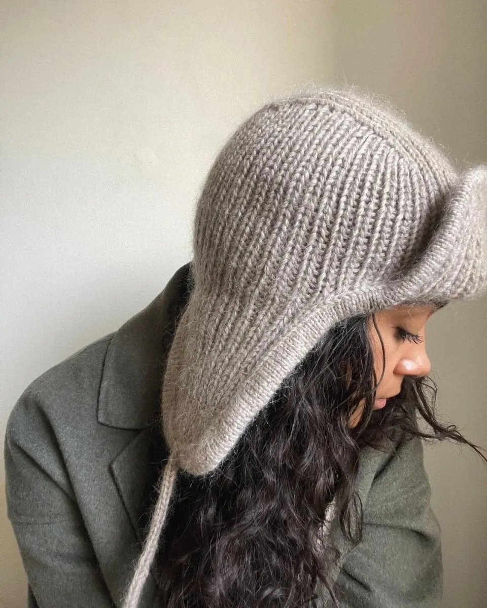 Basset hat by Creadia Studio, No 1   silk mohair knitting kit