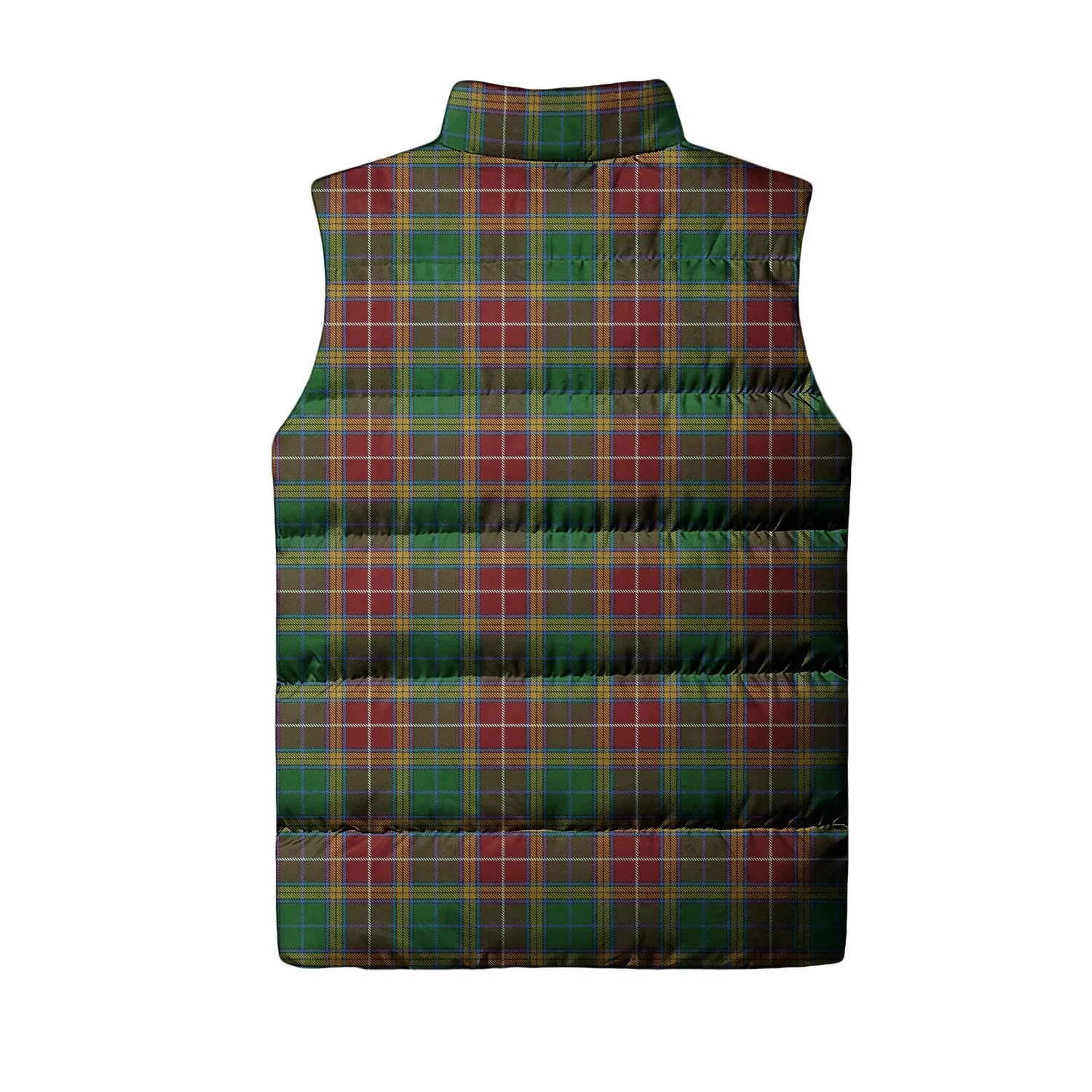 Baxter Tartan Sleeveless Puffer Jacket with Family Crest