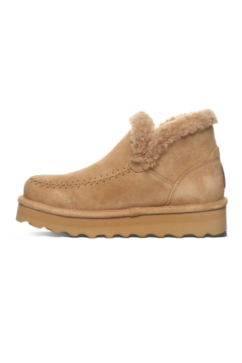 Bearpaw Maeve Platform Lo Booties for Women in Iced Coffee Solid | 3120W-245 ICED COFF SOLID