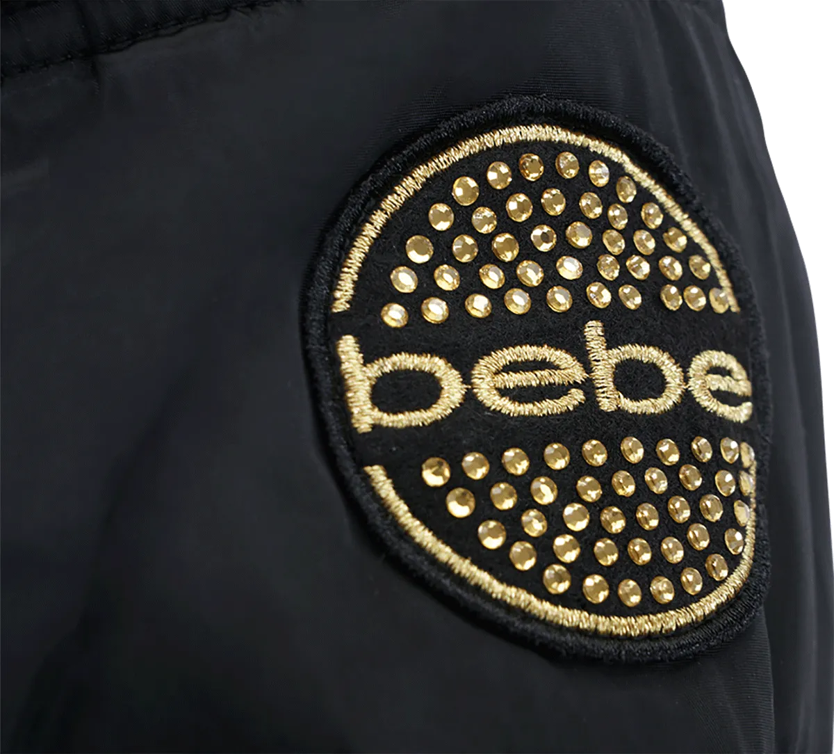 Bebe Women's Rib Bottom Puffer Jacket