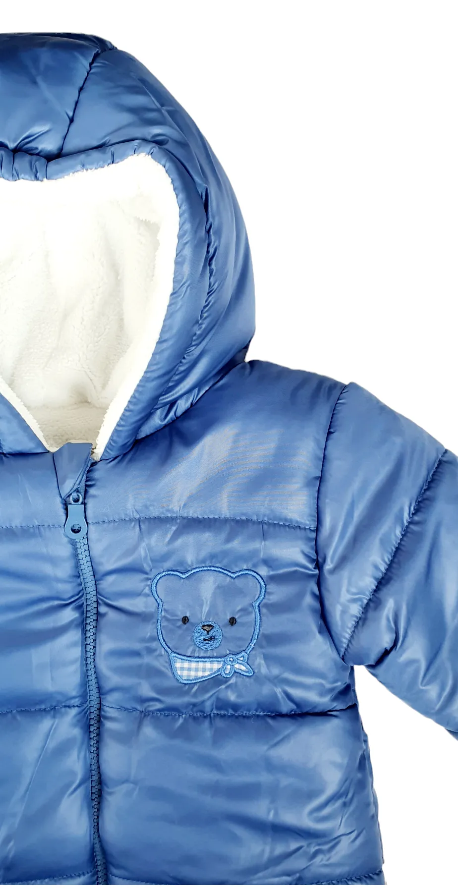 Bebetto Puffer Jacket Blue Bear (9mths-3yrs)