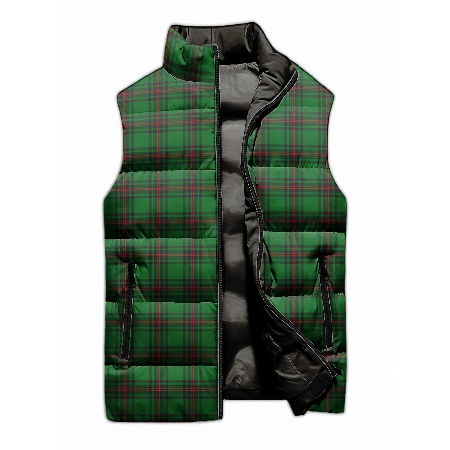 Beveridge Tartan Sleeveless Puffer Jacket