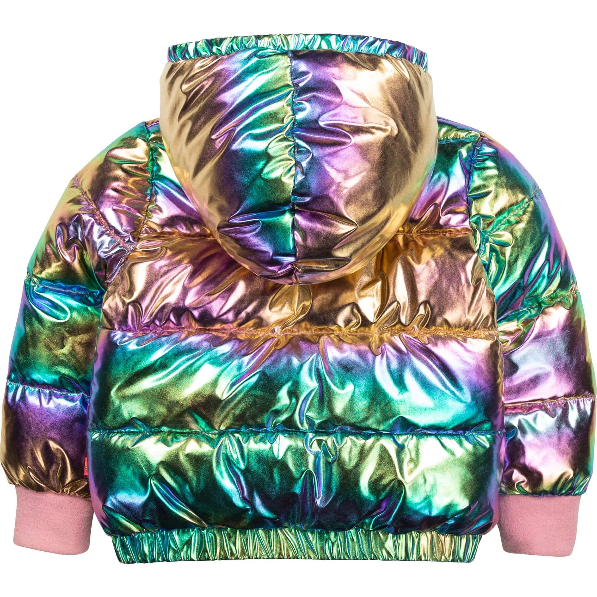 BILLIEBLUSH - Iridescent Puffer Jacket - Multicoloured