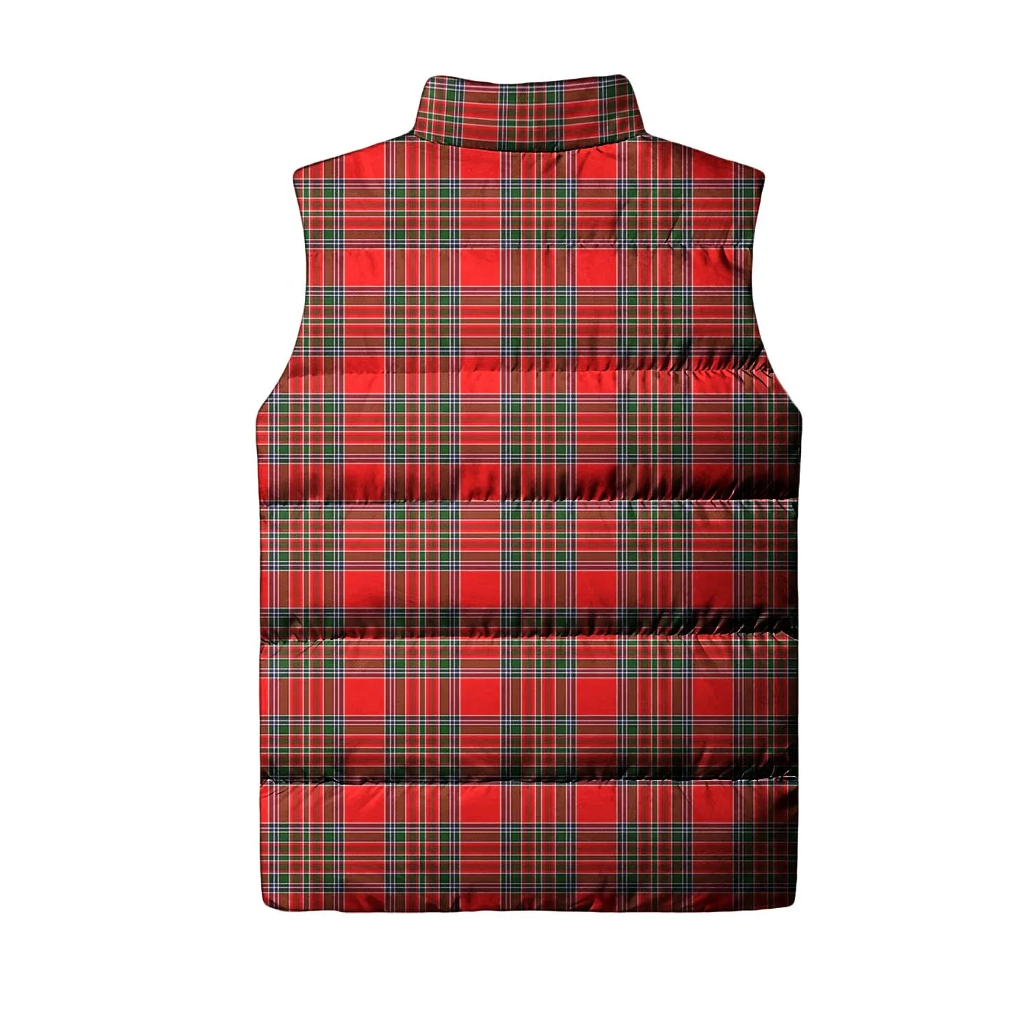 Binning Tartan Sleeveless Puffer Jacket