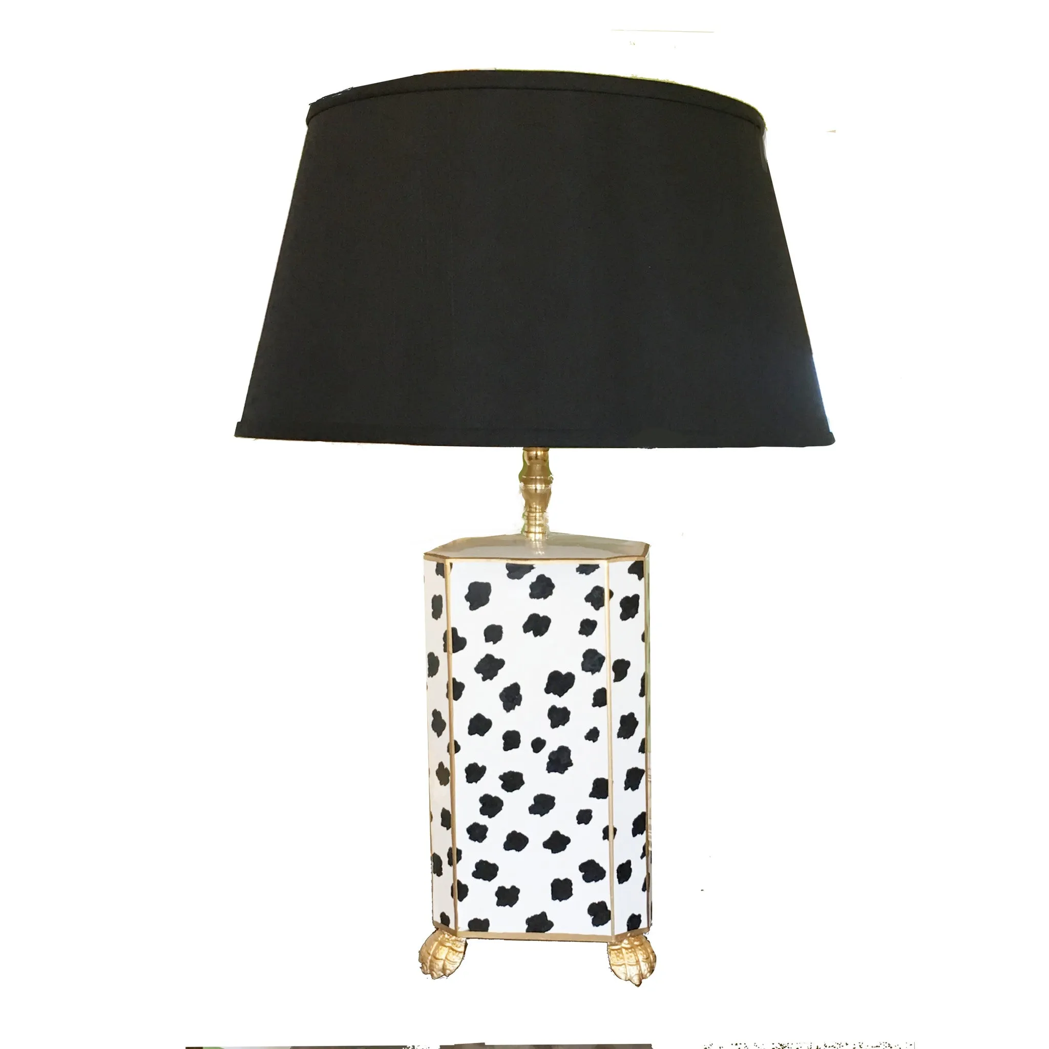 Black Fleck Lamp