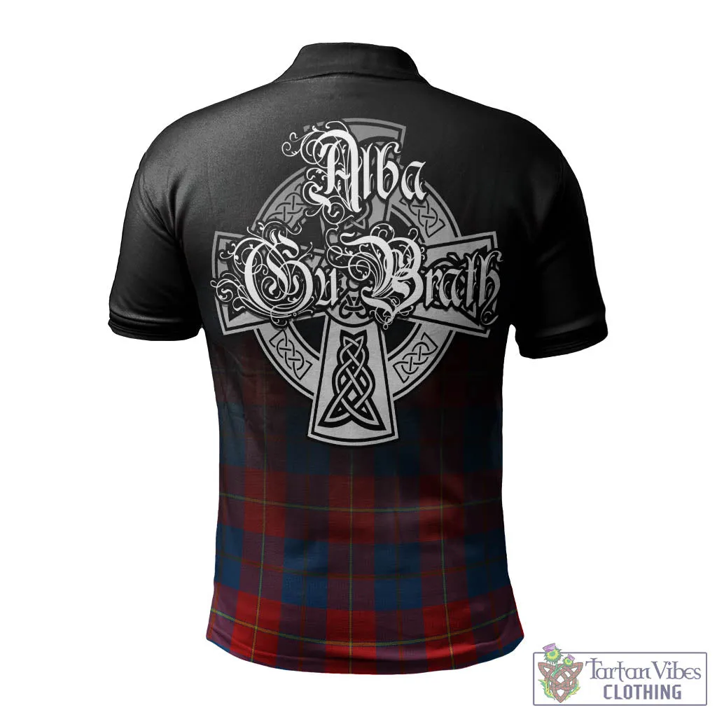 Blane Tartan Polo Shirt Featuring Alba Gu Brath Family Crest Celtic Inspired