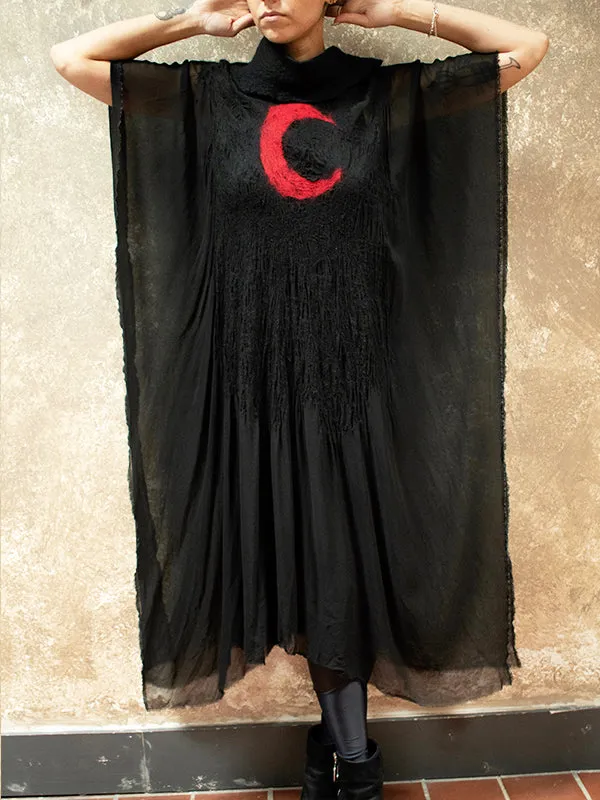 BlckBts Lunacy Kaftan - Black/Red