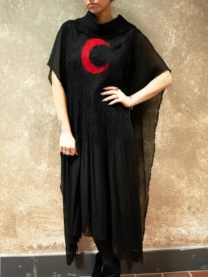 BlckBts Lunacy Kaftan - Black/Red