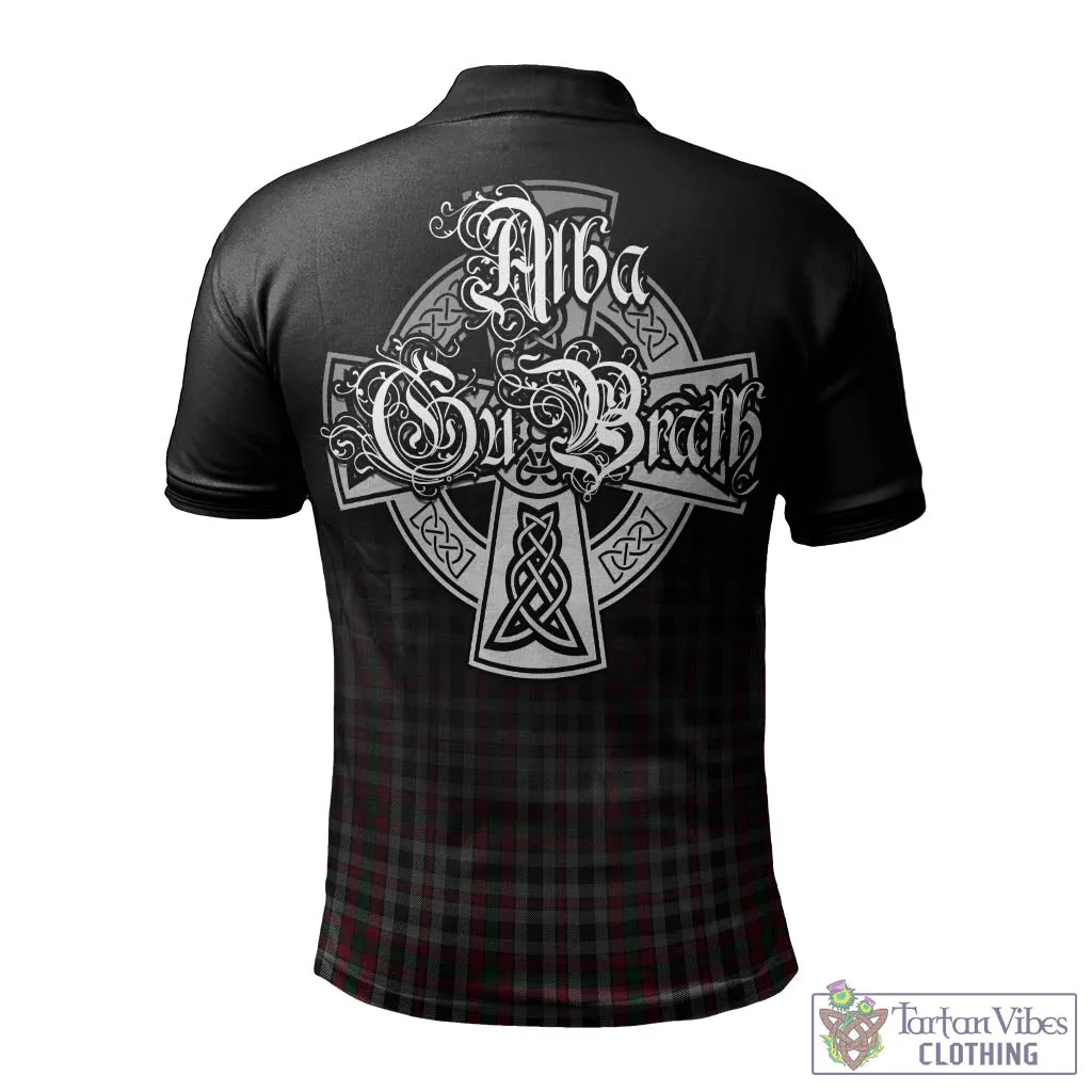 Borthwick Tartan Polo Shirt Featuring Alba Gu Brath Family Crest Celtic Inspired