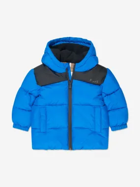 BOSS Baby Boys Puffer Jacket in Blue