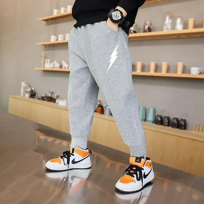 Boys Dab astronaut Joggers Sweatpants Kids Skinny Pants Gyms Workout Track pants Autumn Winter Male Cotton Sportswear Trousers