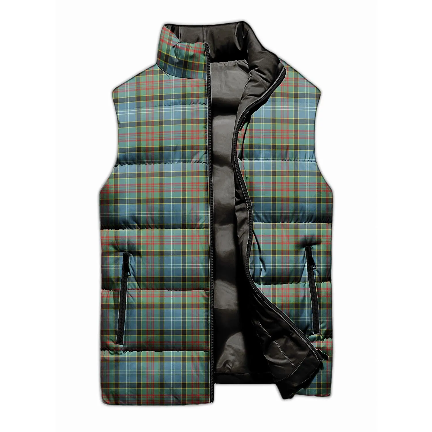 Brisbane Tartan Sleeveless Puffer Jacket