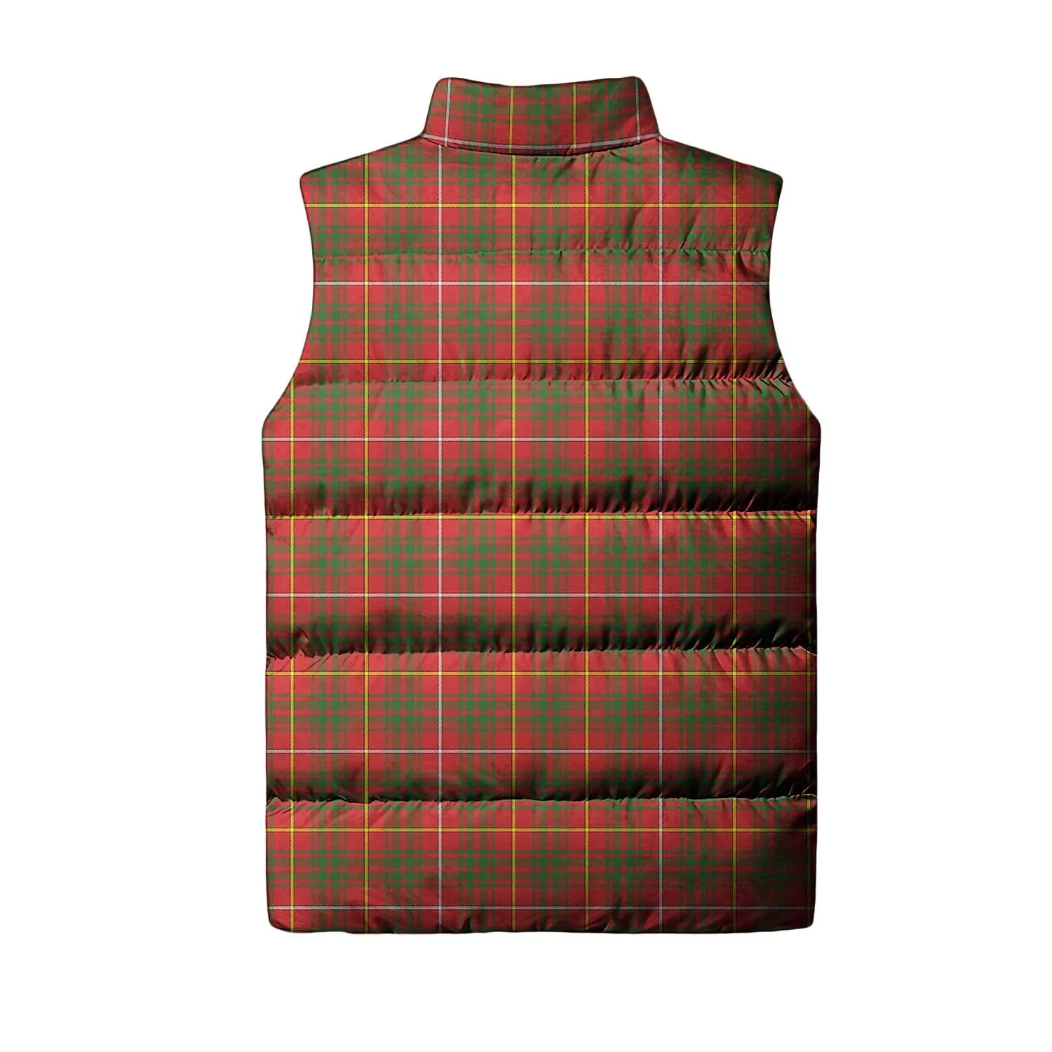 Bruce Modern Tartan Sleeveless Puffer Jacket with Family Crest