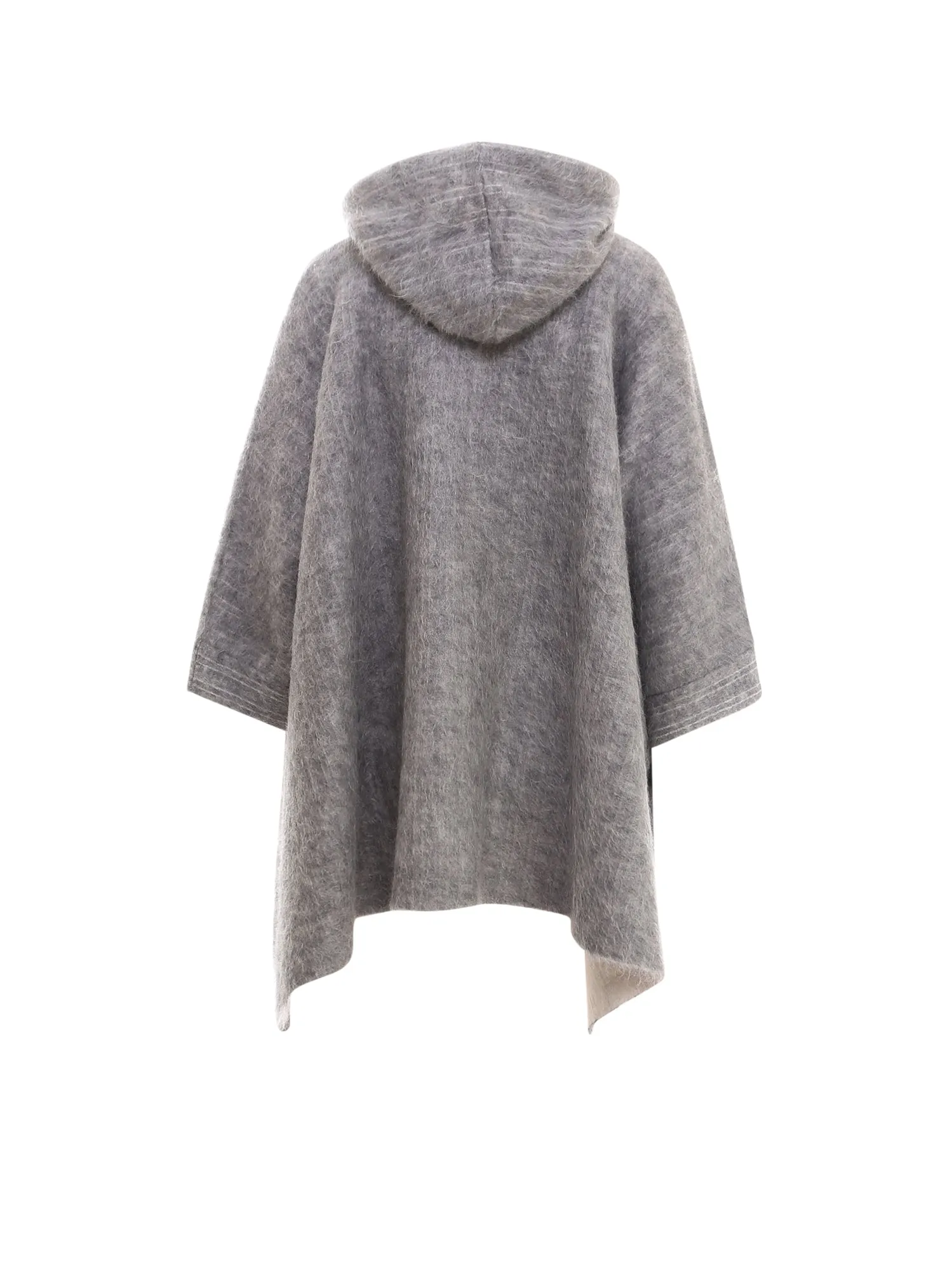 Brunello Cucinelli Drawstring Hooded Poncho