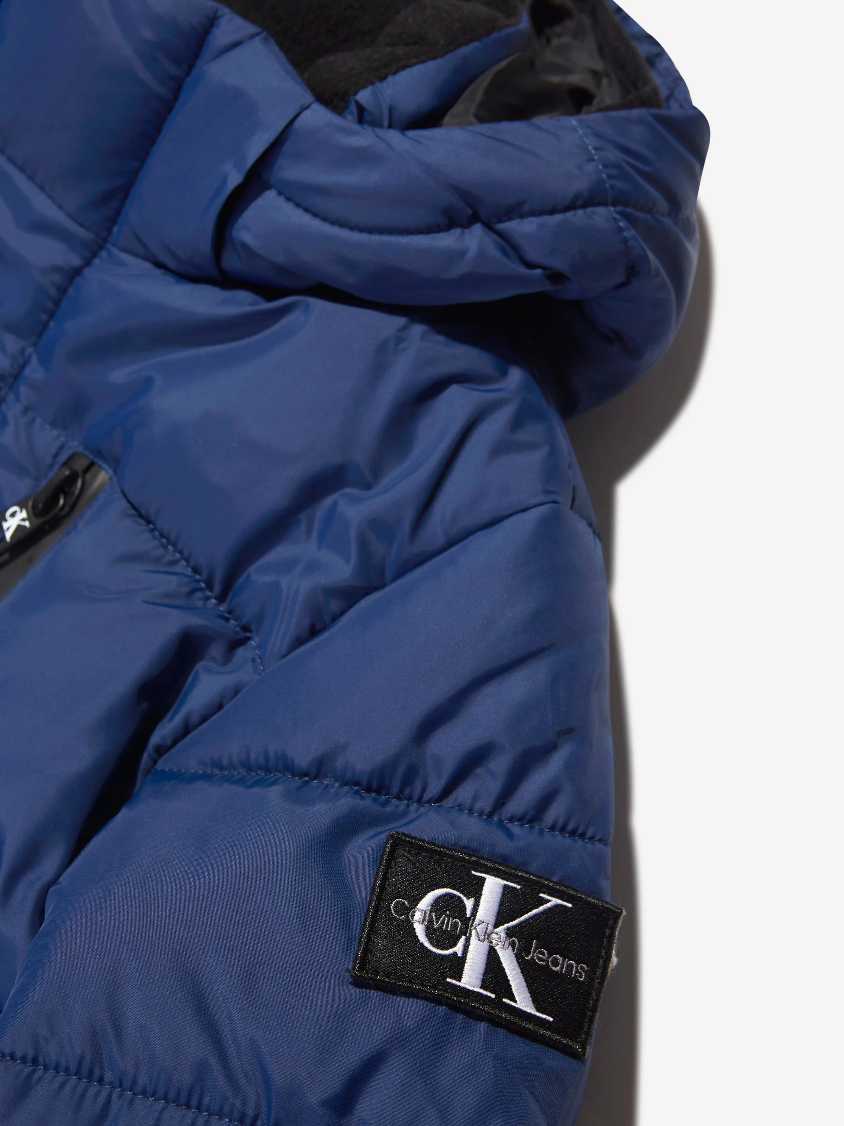 Calvin Klein Boys Essential Puffer Jacket in Blue