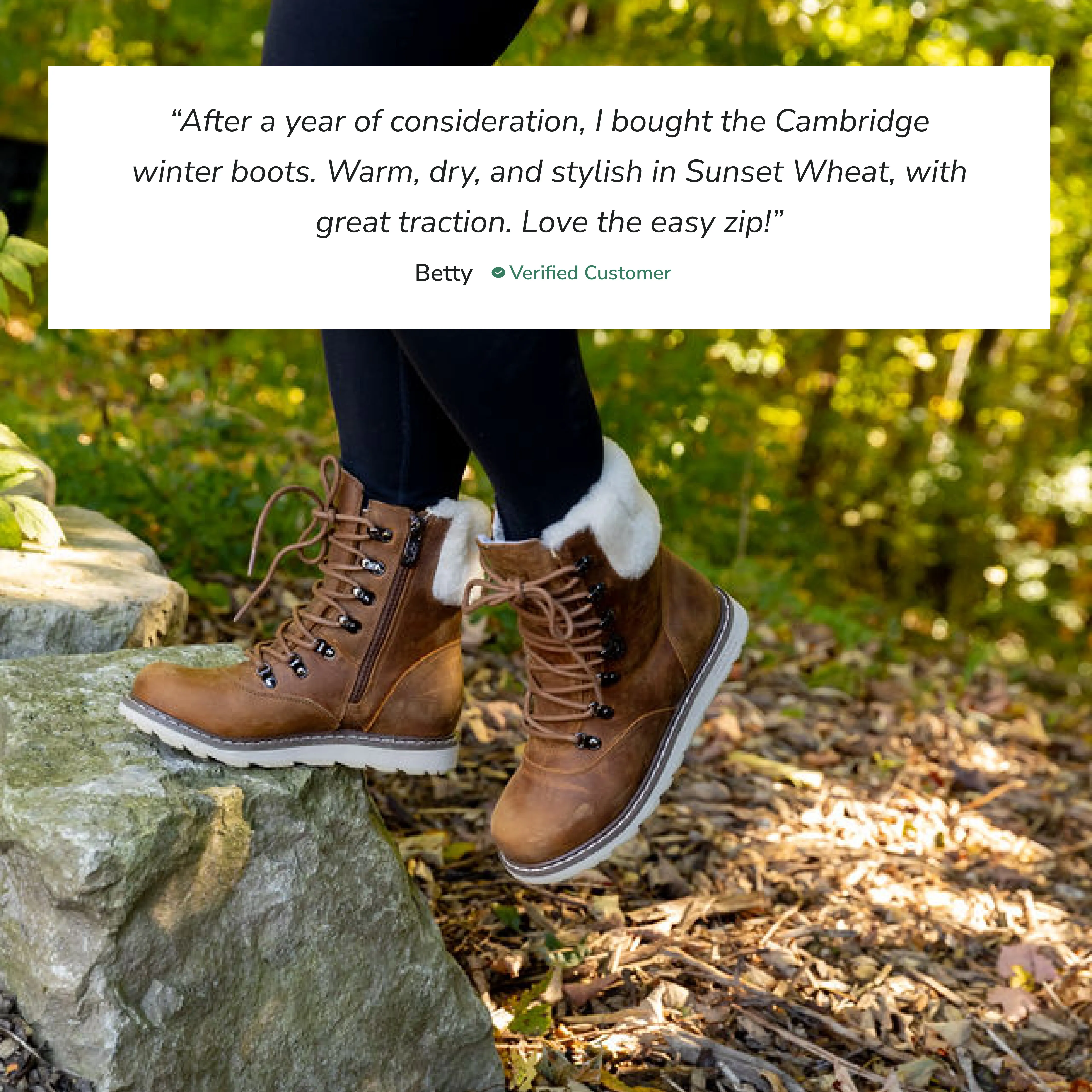 CAMBRIDGE | Women's Winter Boot Sunset Wheat