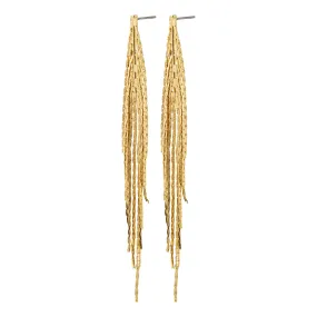 CARMEN waterfall earrings gold-plated