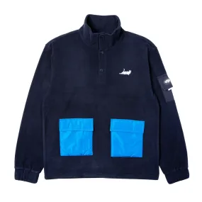 Castanza Brushed Fleece (Navy)