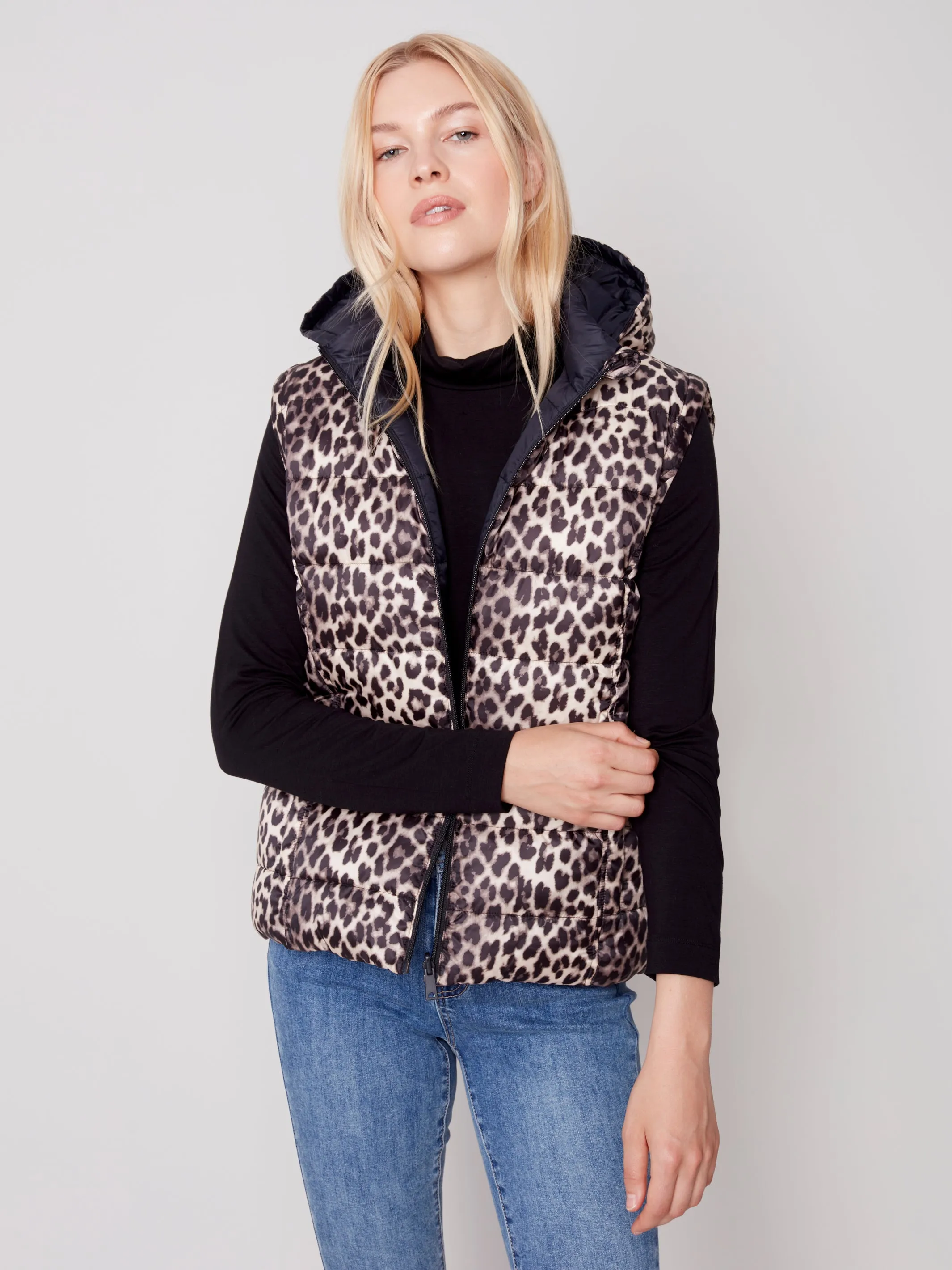 Charlie B Four Way Puffer Coat