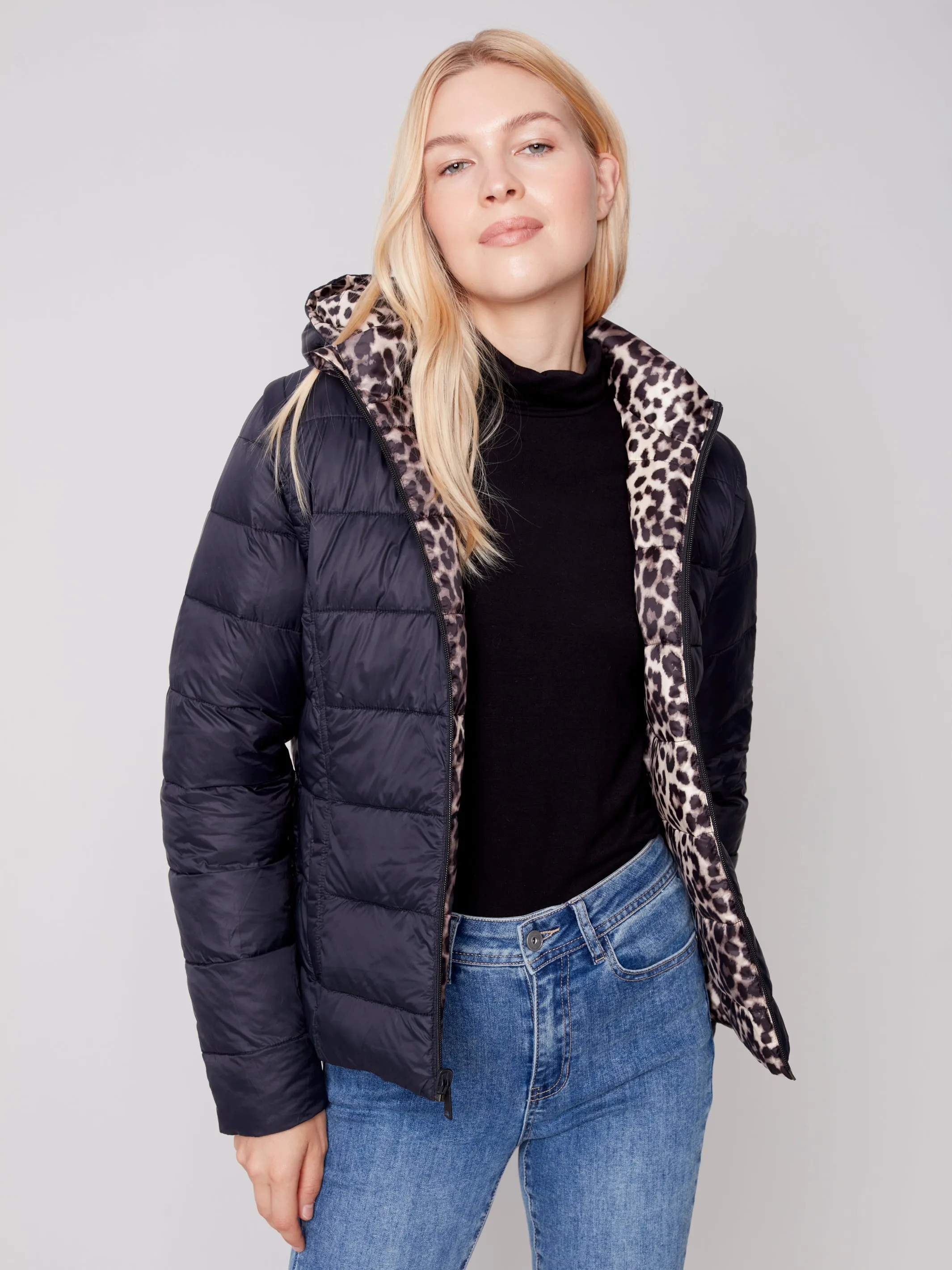 Charlie B Four Way Puffer Coat